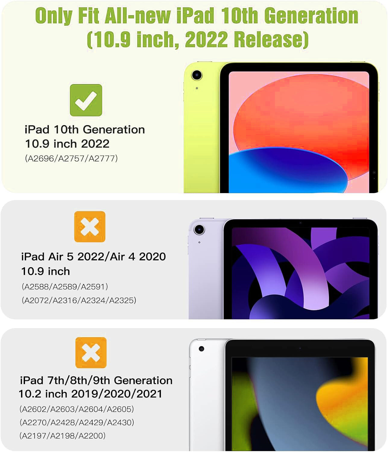 Leather Magnetic Smart Case for Apple iPad