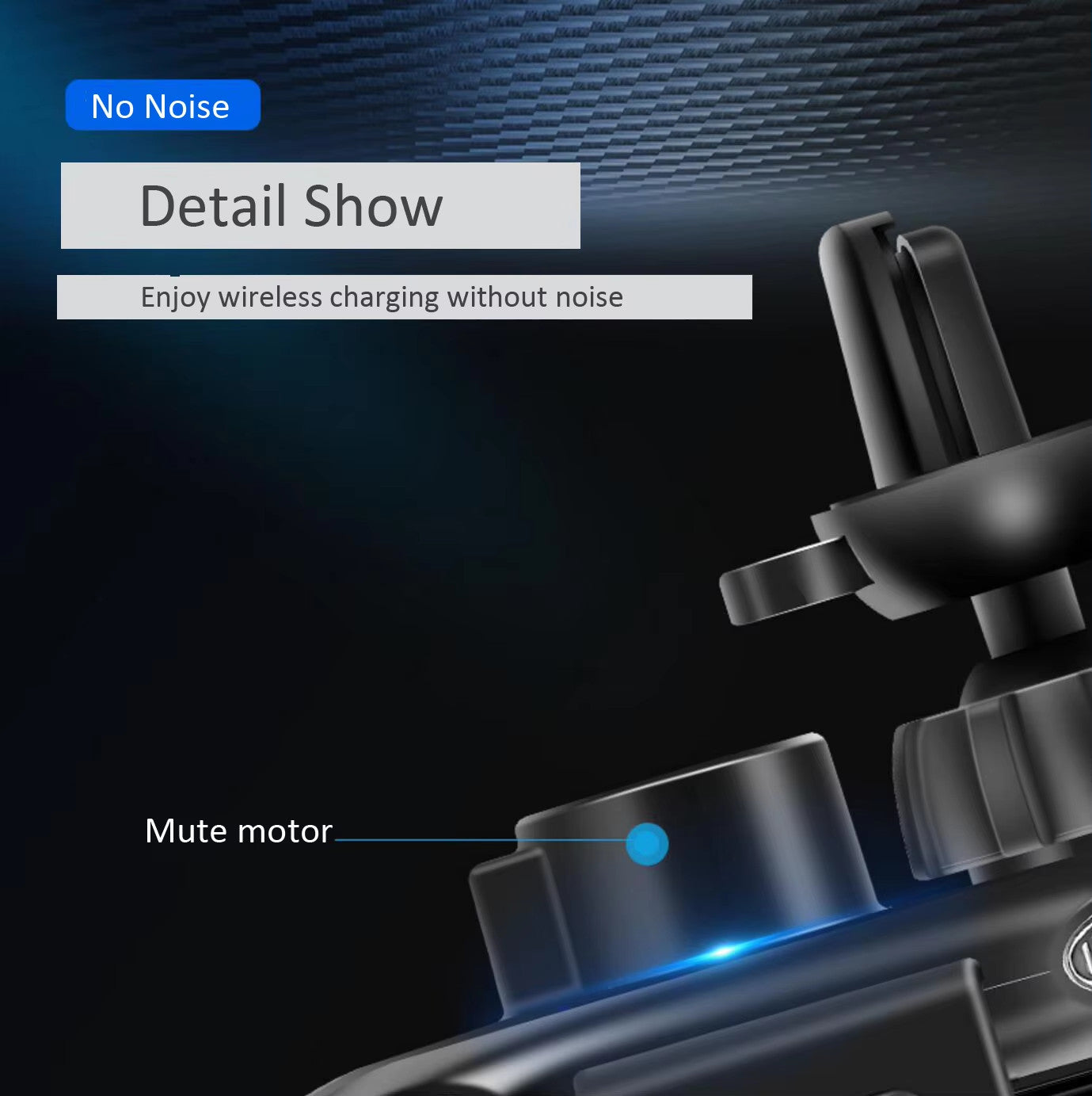 Wireless Fast Charge Car Phone Holder Universal