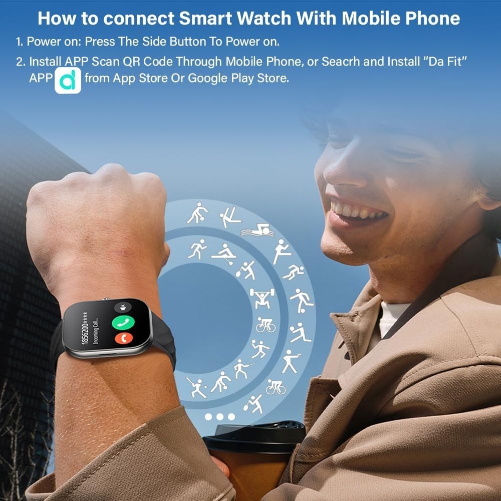Smart Watch Unisex Fitness Tracker Blood Pressure Heart Rate Sport Watches UK