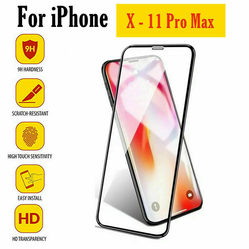 Full Cover TEMPERED Glass For iPhone 17 16 15 14 12 13 PRO MAX Screen Protector