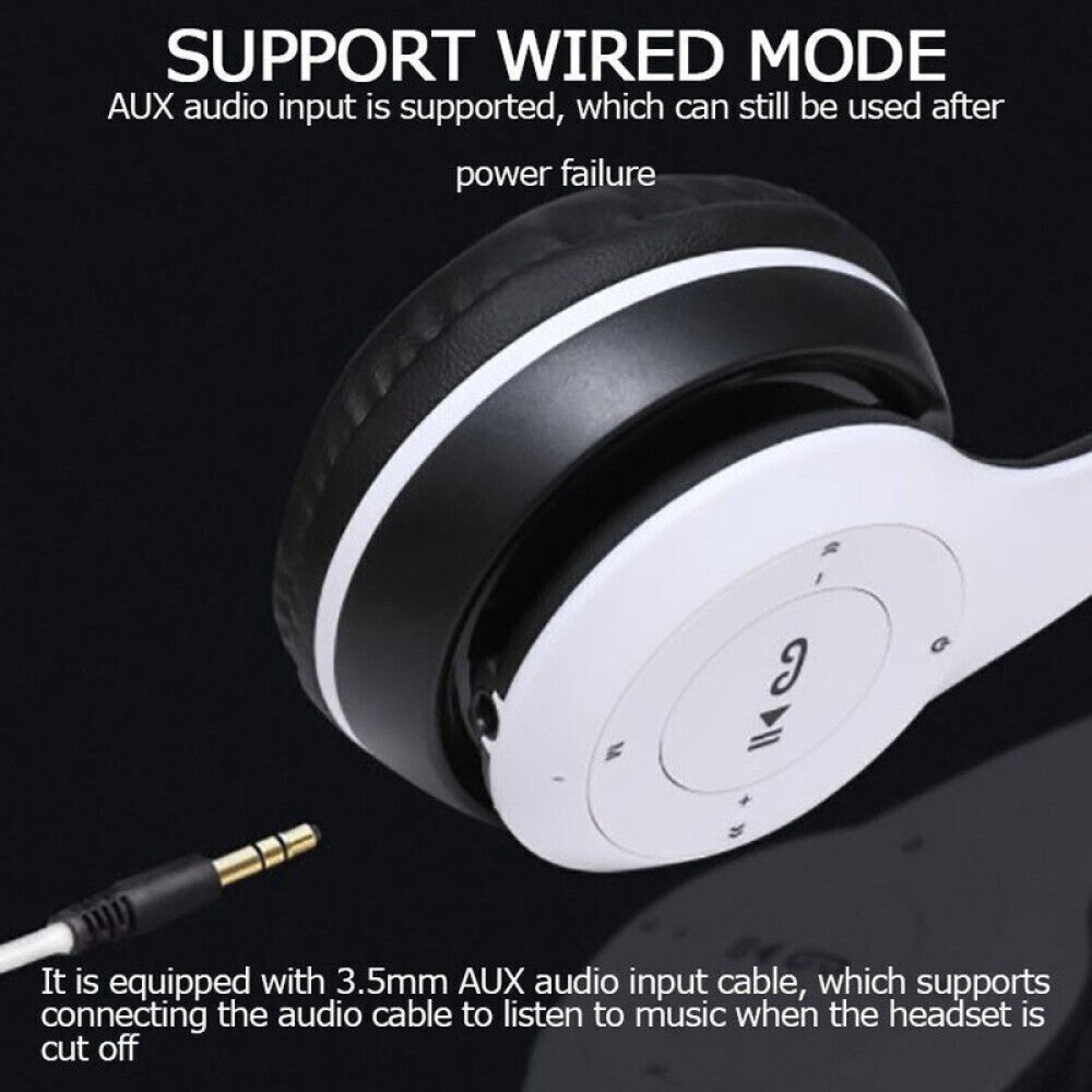 Wireless Bluetooth Headphones W/Noise Cancelling 5.1 P47 Gift