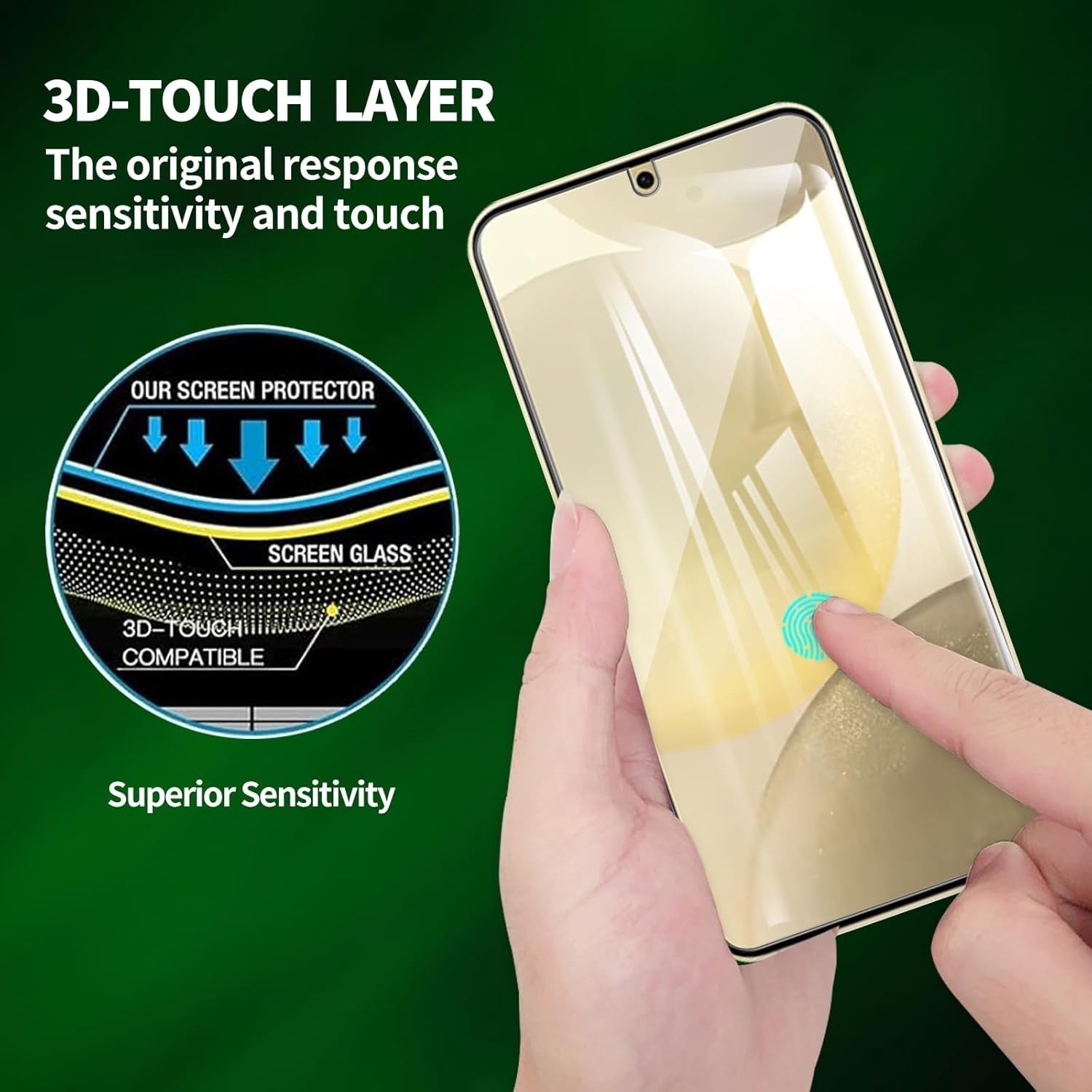 For Samsung S25 Ultra S24 S23 S22 S21 S20 Plus Tempered Glass Screen Protector