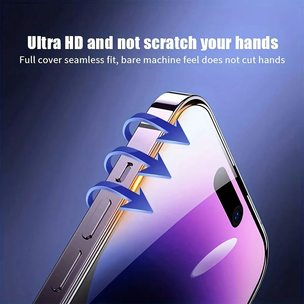 2 Pack Tempered Glass Screen Protector Cover For iPhone