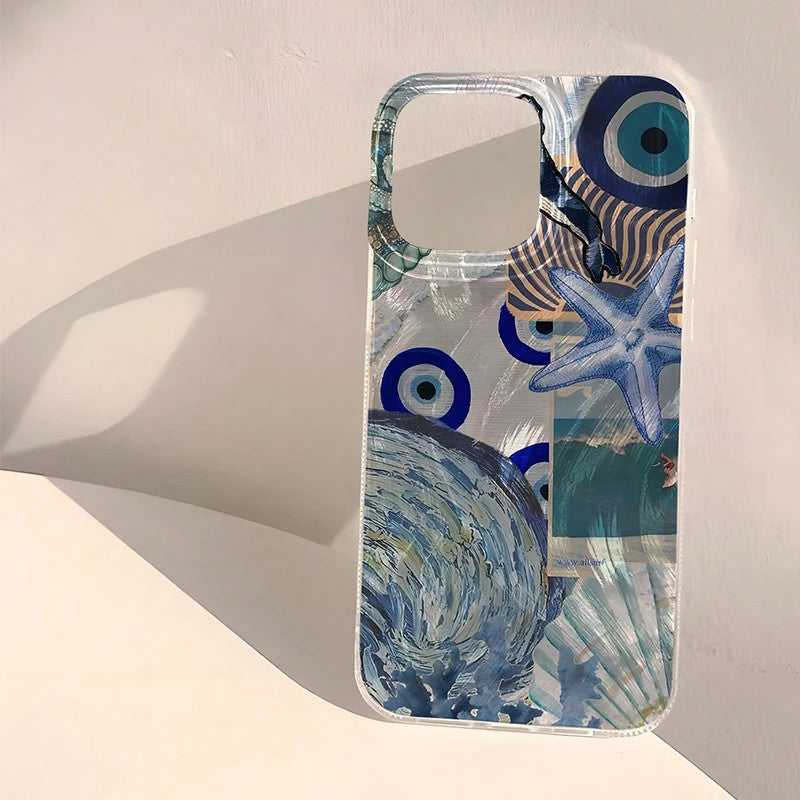 Wave Beach Phone Case for iPhone 15 14 13 12 11 Pro Max SE 7 8 XR UK
