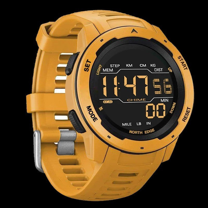 North Edge Digital Waterproof Pedometer Gift Men And Women Smart Watch Fitness