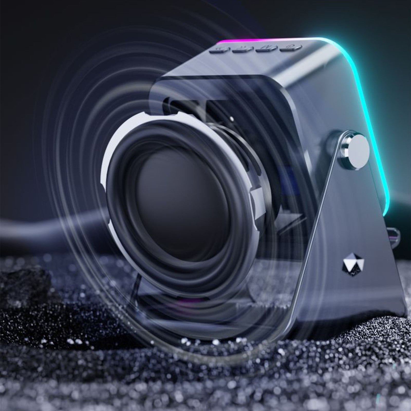 Wireless Induction Speaker 5-in-1 Bluetooth Speaker With Phone Stand