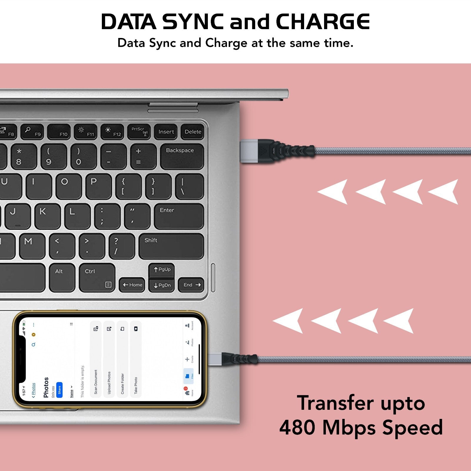 Heavy Duty Braided Long USB Fast Charger Cable For iPhone 14 Pro Max 13 12 11 XS
