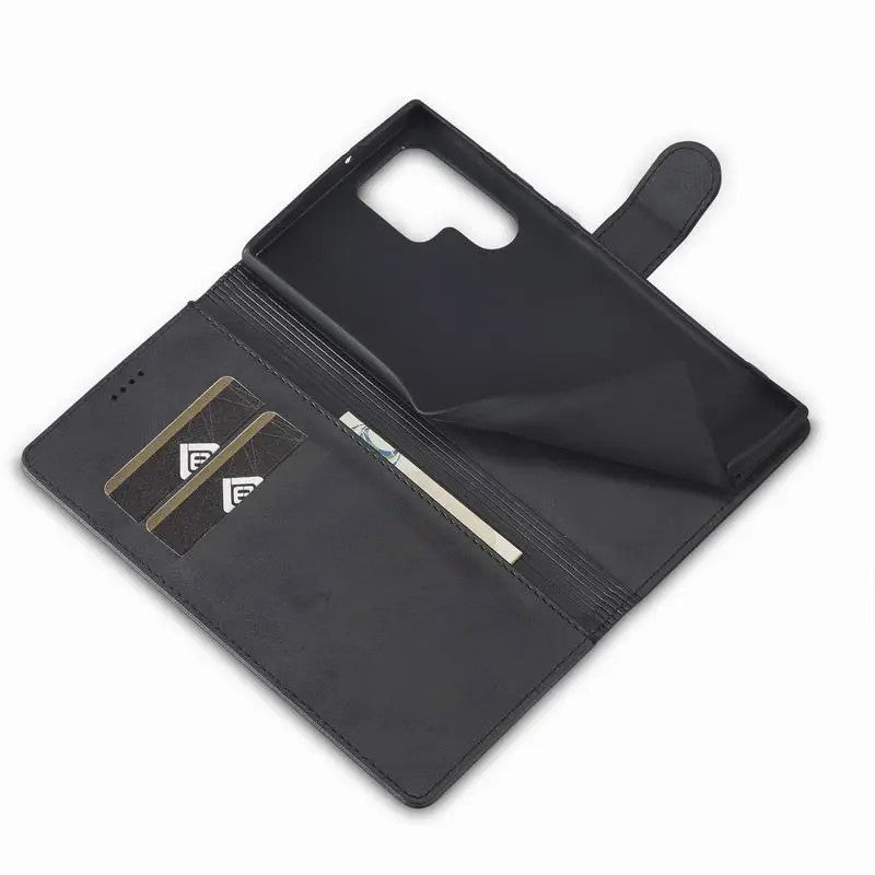 Leather Wallet Case for Samsung S Series