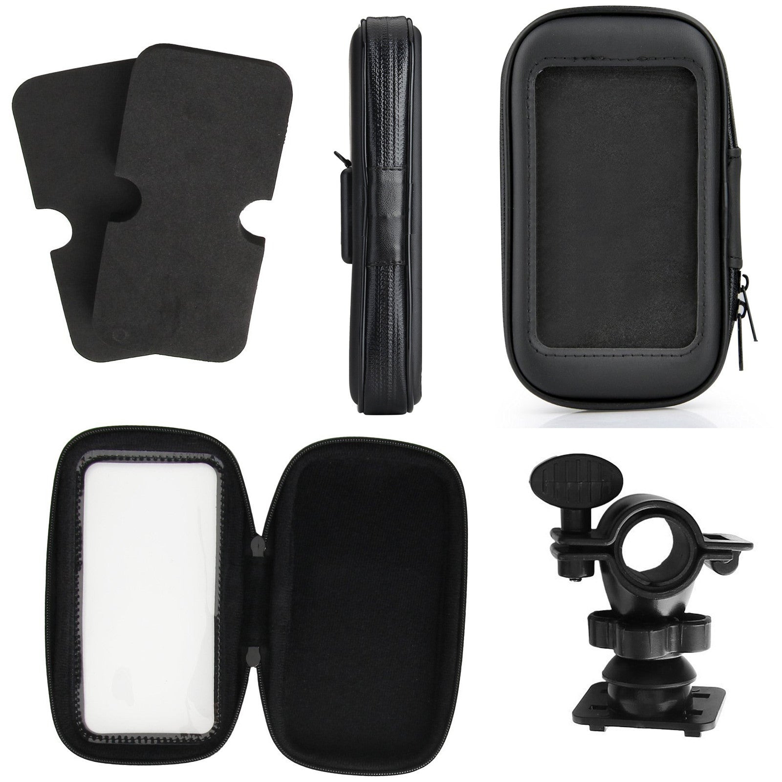 360° Bicycle Motor Bike Waterproof Phone Stand Case Mount Holder For All Mobile