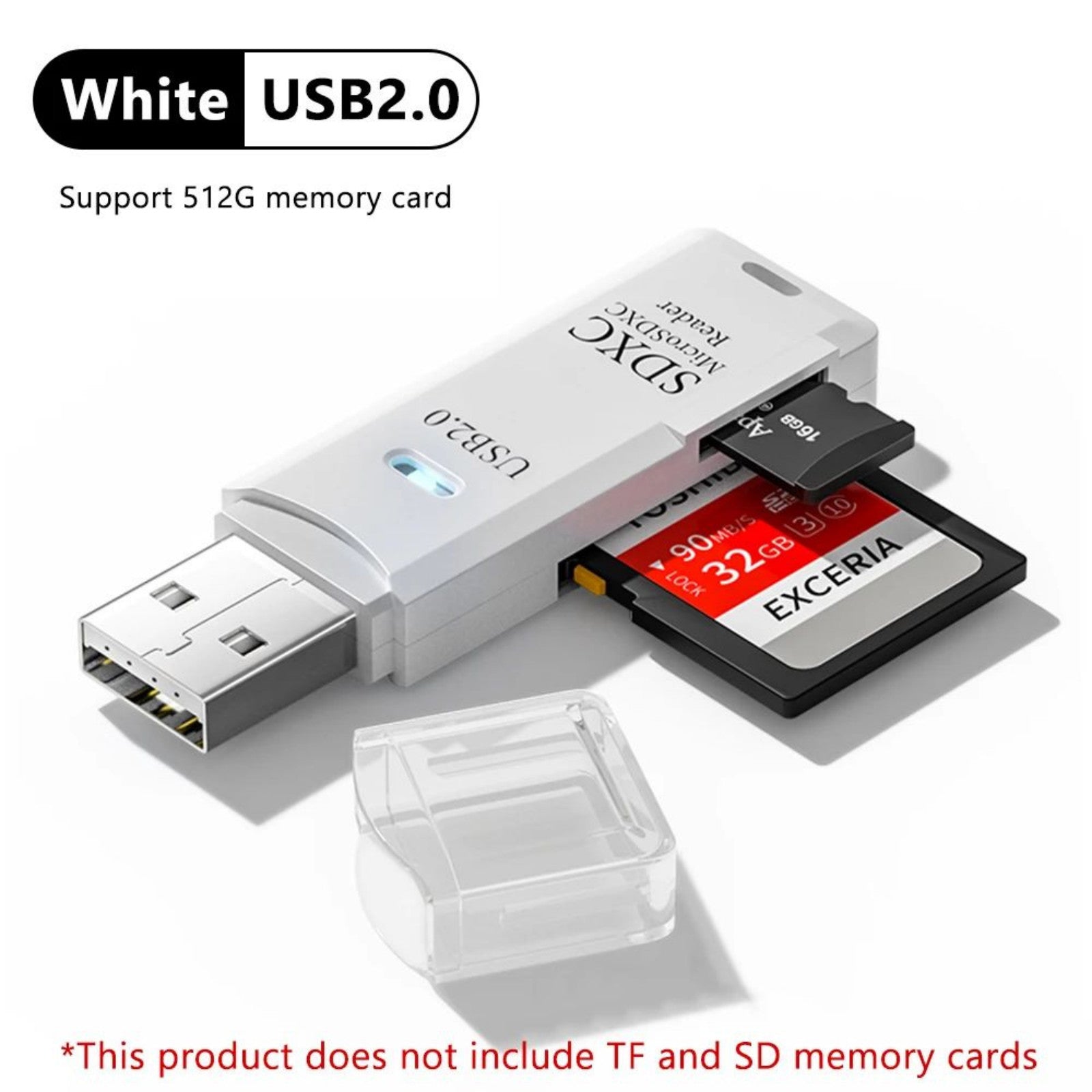 2 in 1 USB 3.0 Card Reader Micro TF SD card Reader USB adapter High Speed Reader