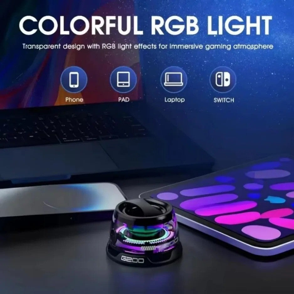 Bluetooth Speaker G200 Magnetic Ultra-Portable LED Wireless Speakers Mini RGB UK