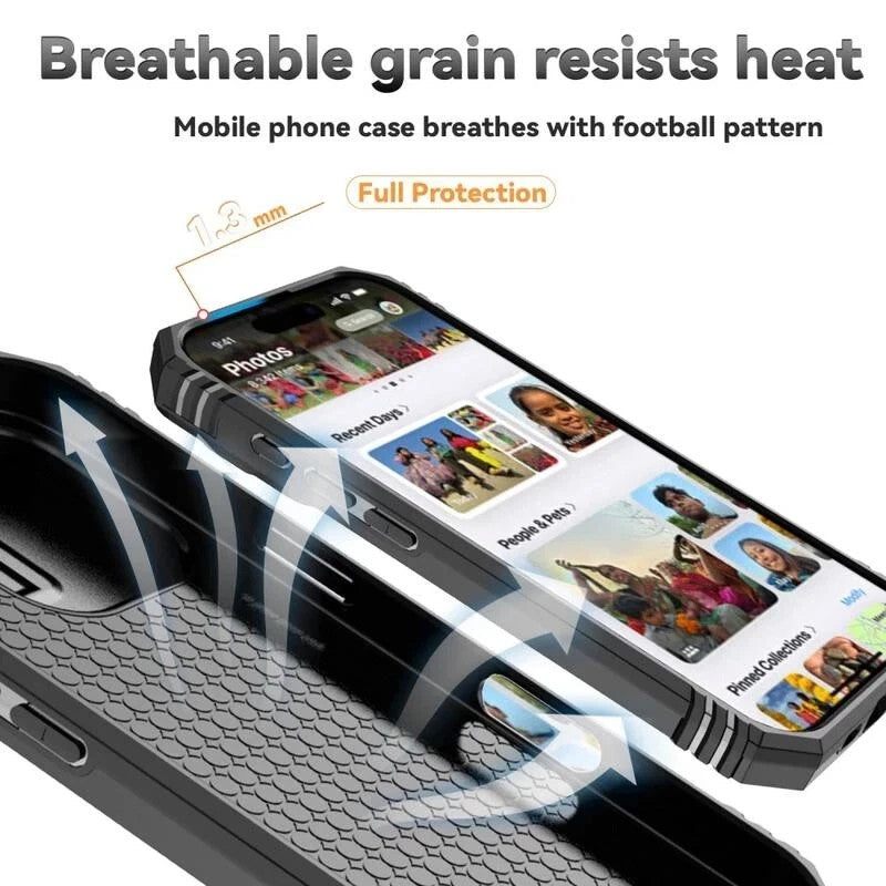 Shockproof Ring Stand Armor Case For iPhone