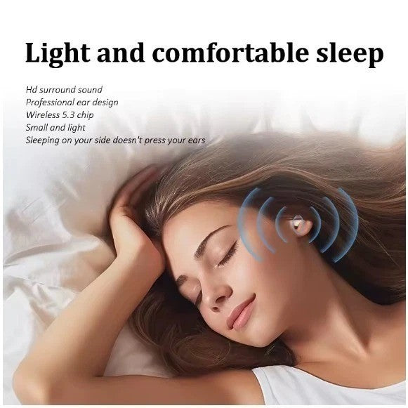 Invisible TWS Earbuds Micro Bluetooth Earbuds Sleep Mini Wireless Earphones UK