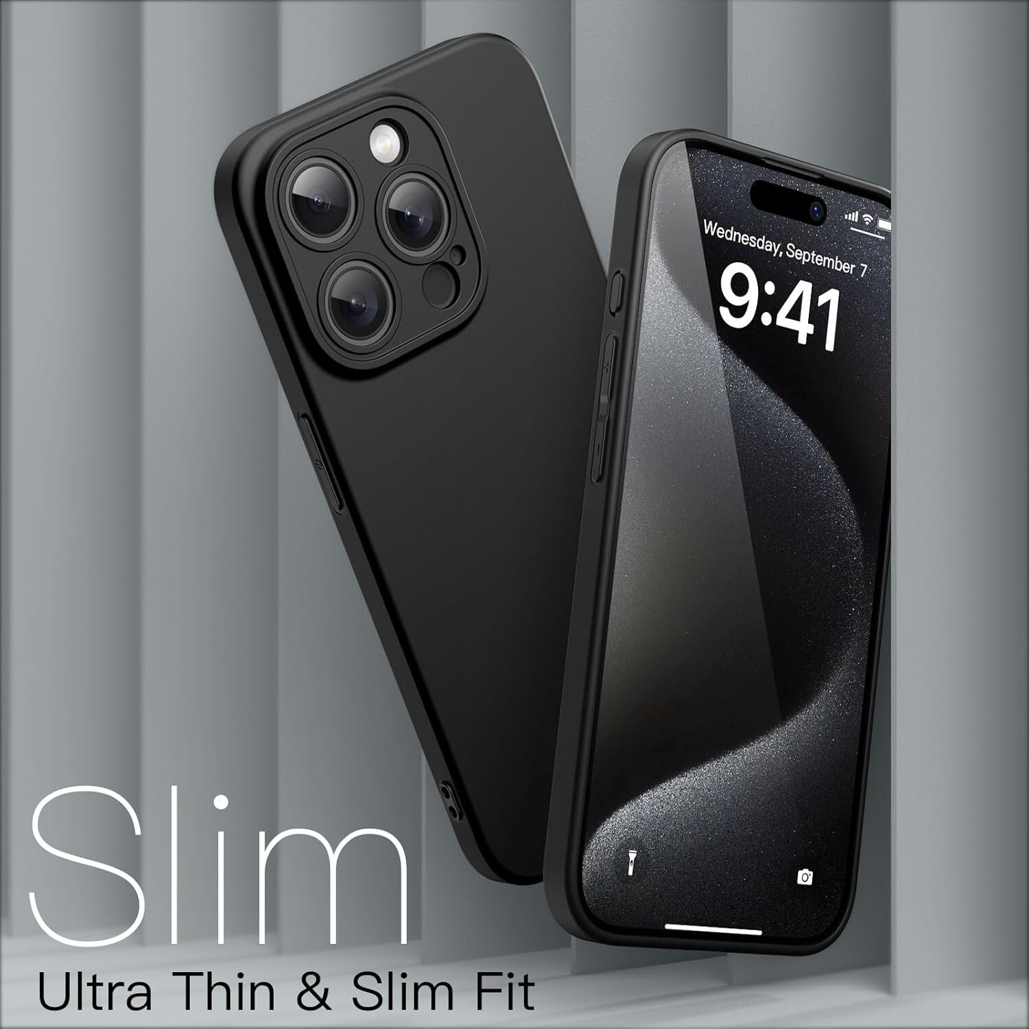 BLACK Case For iPhone 17 16 Pro Max 15 14 Plus 13 12 11 Shockproof Phone Cover