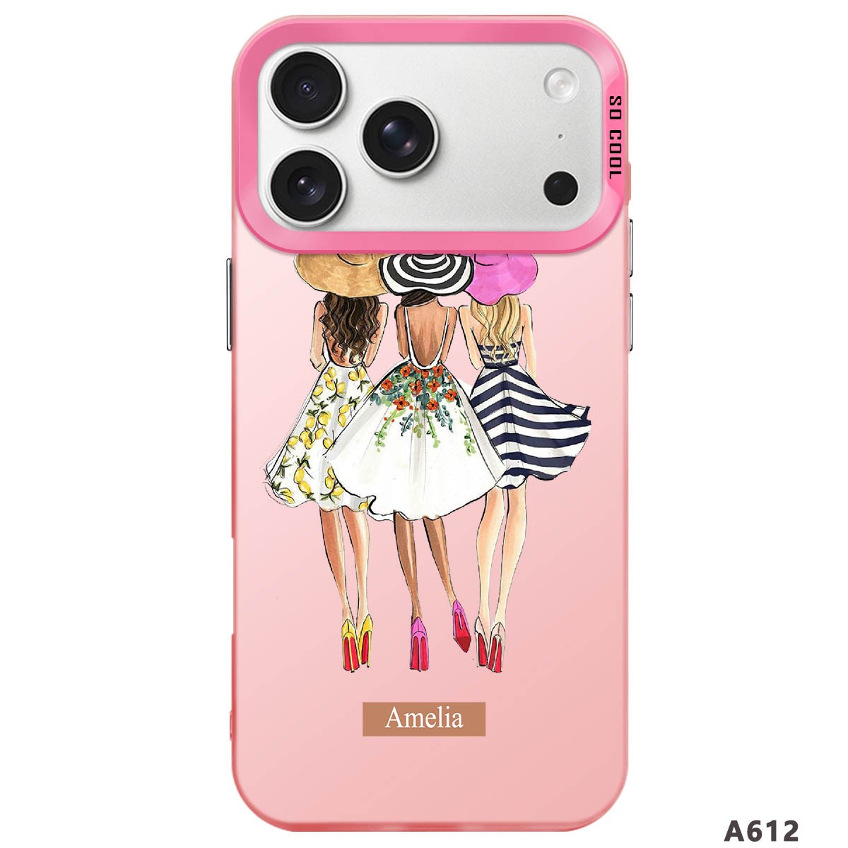 IPhone Case For iPhone 16 Pro 14 15 Pro Max 17e Customized Fashion Girls Cover