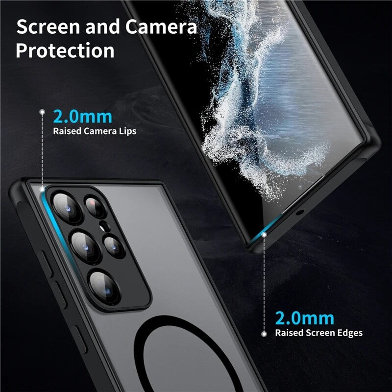 Shock Proof Magnetic Phone Case For Samsung S Models