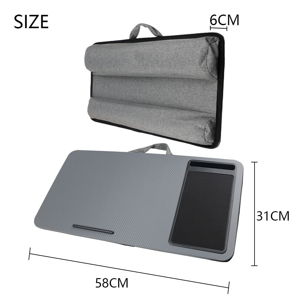 Portable Laptop Lap Desk Tray – Cushioned Support