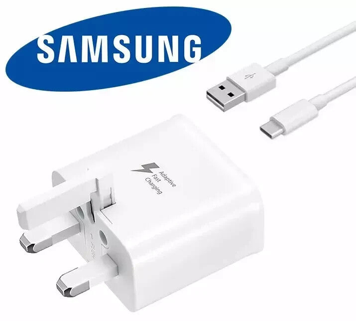 Samsung Main Fast Charger Plug Adapter USB C Cable