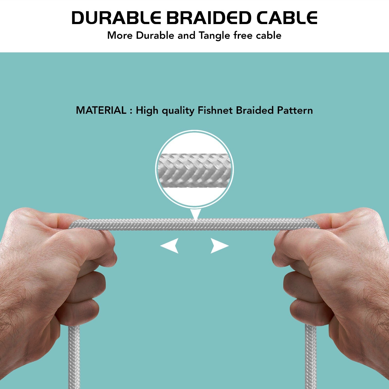 Heavy Duty Braided Long USB Fast Charger Cable For iPhone 14 Pro Max 13 12 11 XS