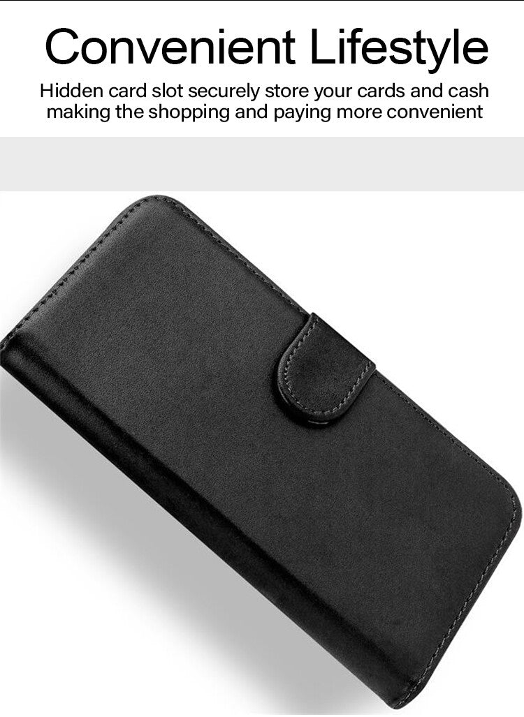 Case For iPhone 17 Pro Max 17e 15Pro 14 13 12 11Pro XR SE 16 Leather Flip Wallet