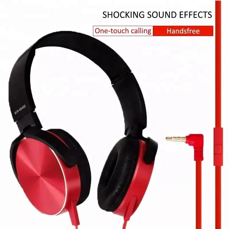 Wired Headphone HD Sound Bass HiFi Sound Music Stereo