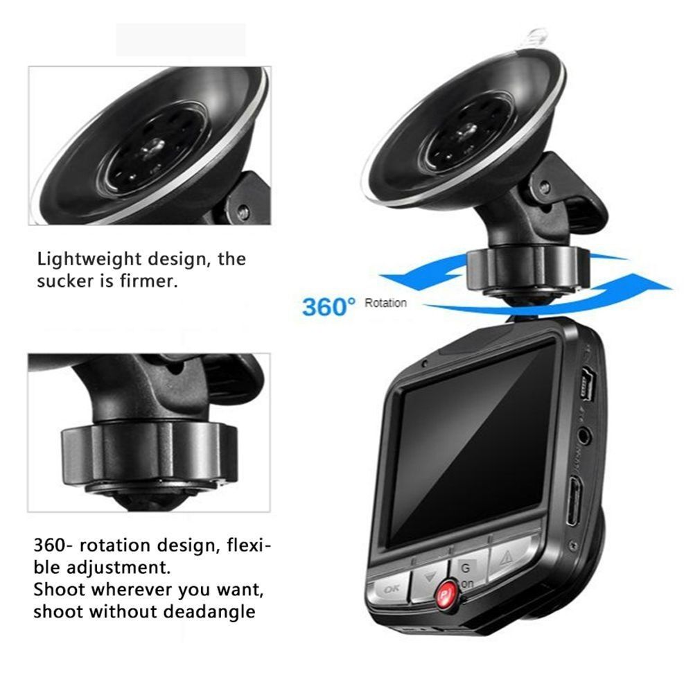 1080P Cycle Recording Shield DVR Camera Video Recorder Car Recorders Dash Cam