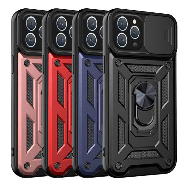 Case For iPhone 14 13 12 11 Pro Max Plus XR Shockproof Magnetic Ring Lens Cover