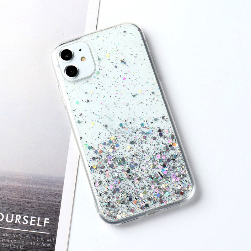 Glitter Case for iPhone 16 15 14 Pro Max 13 12 11 Plus 7 8 SE XR XS