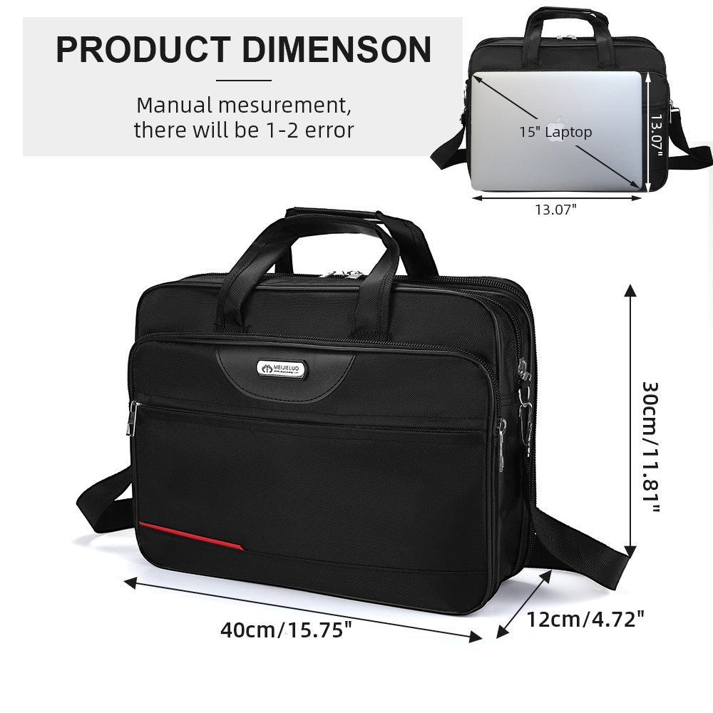 Laptop Waterproof Mens Business Briefcase Computer Shoulder Bag