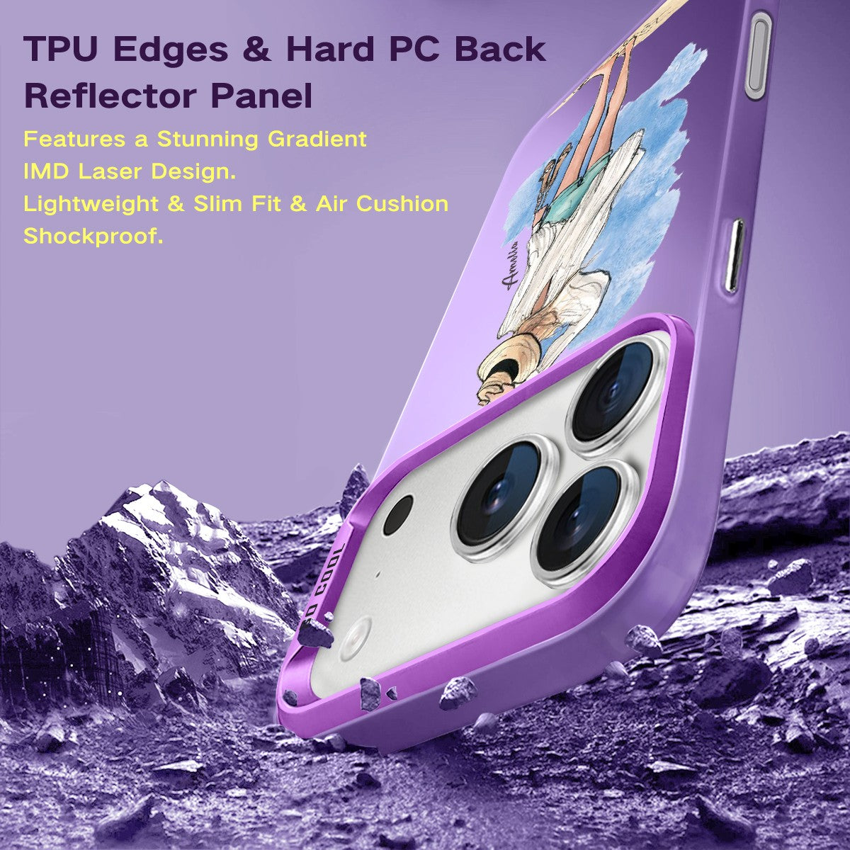 IPhone Case For iPhone 16 Pro 14 15 Pro Max 17e Customized Fashion Girls Cover