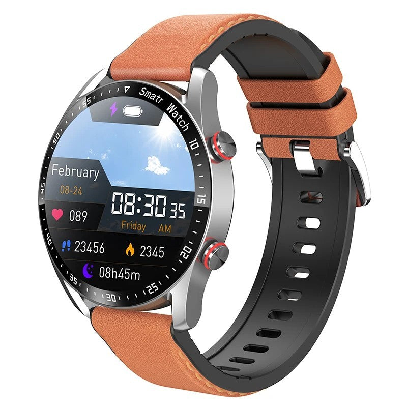Mens Smart Watch Call Laser Health Blood Pressure Fitness Sports