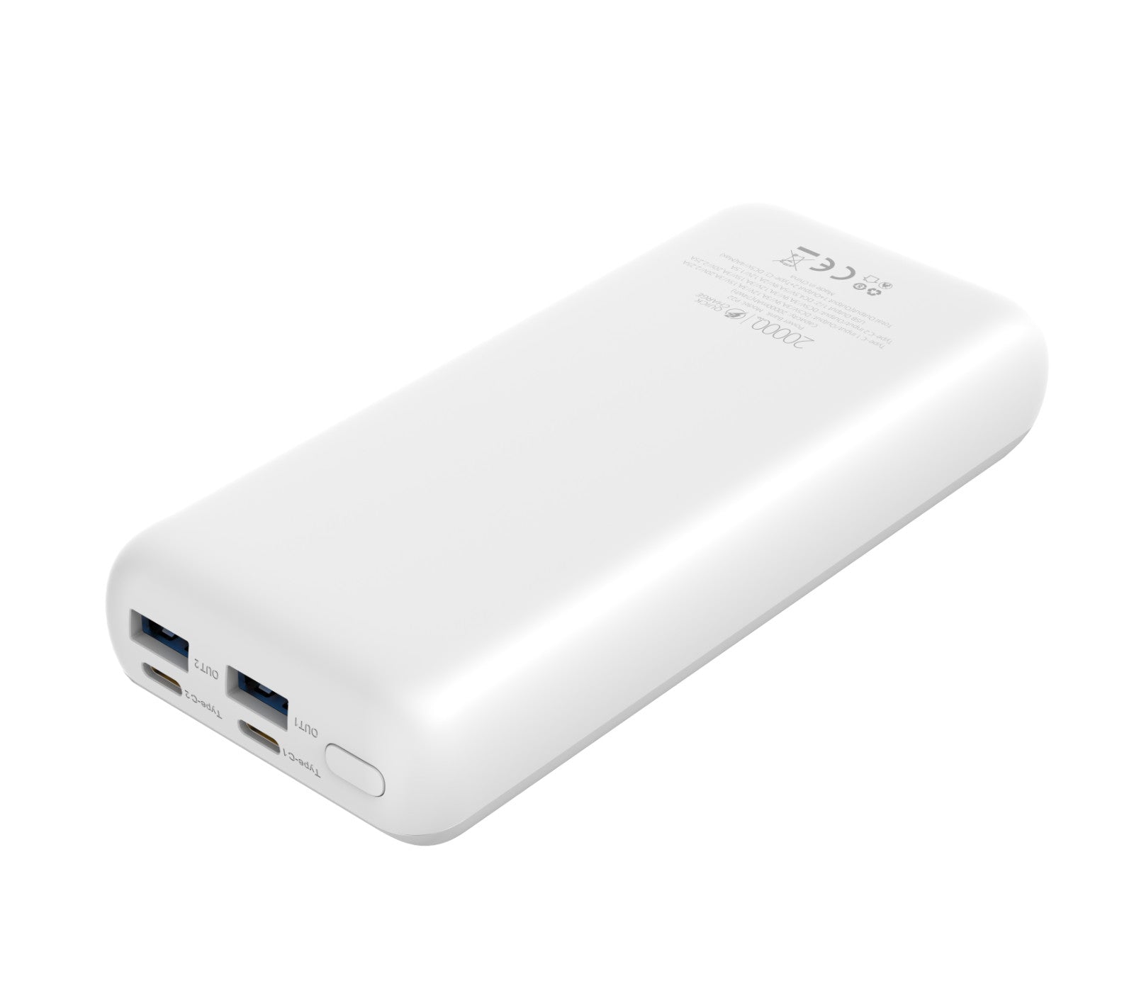 Power Bank 20000mah 45W Portable Fast Charger External Battery for Mobile Phone
