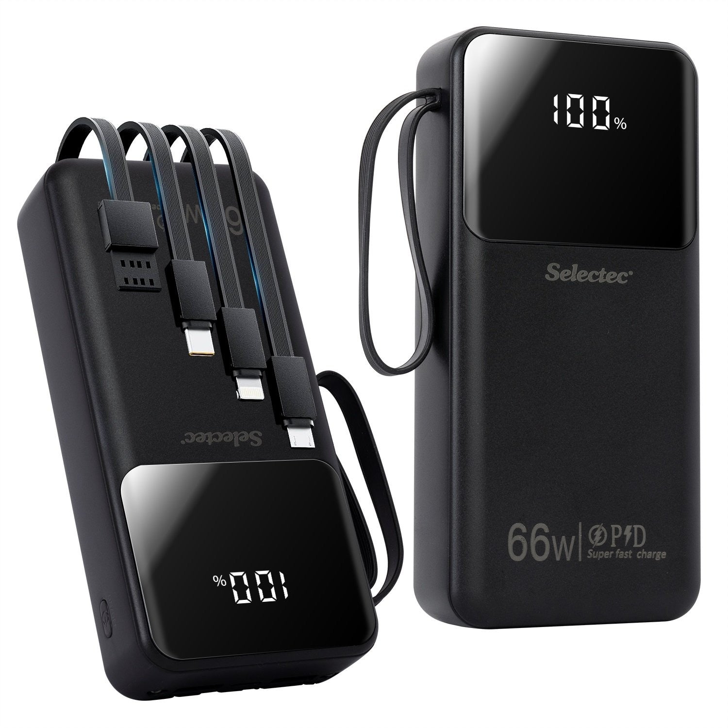 Power Bank 20000mah 66W Portable Fast Charger External Battery for Mobile Phone