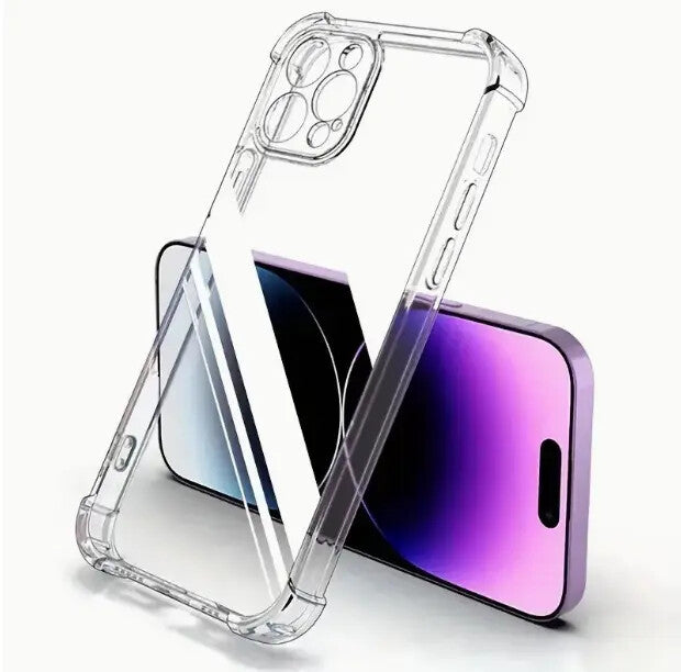 Case For iPhone 15 14 Pro Max Plus 13 12 11 7 8 XR Clear Shockproof Phone Cover