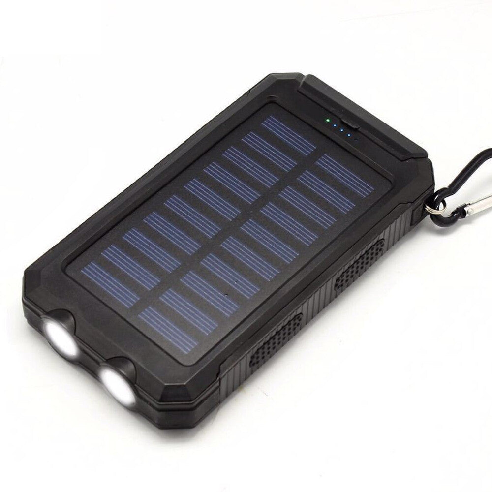 Portable 9000000mah Solar Power Bank Pack USB LED Pack Battery Charger For Phone