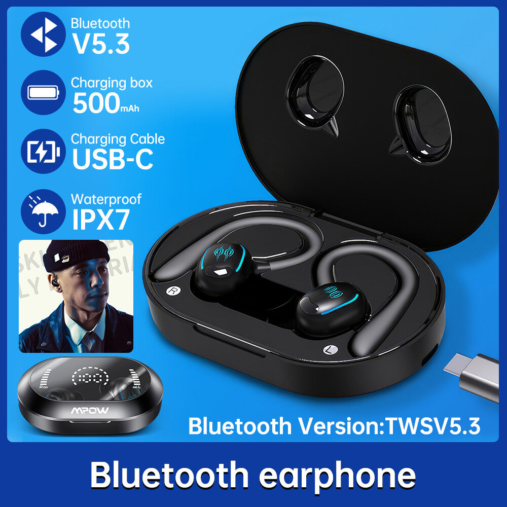 Deep Bass Wireless Earbuds Bluetooth 50Hrs Playback