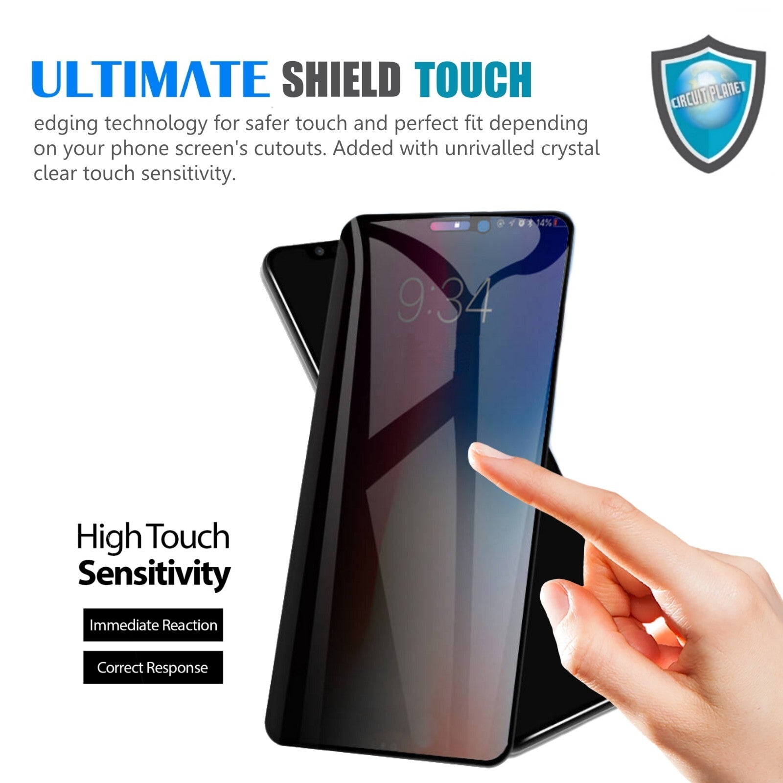 Privacy Tempered Glass Screen Protector For Samsung