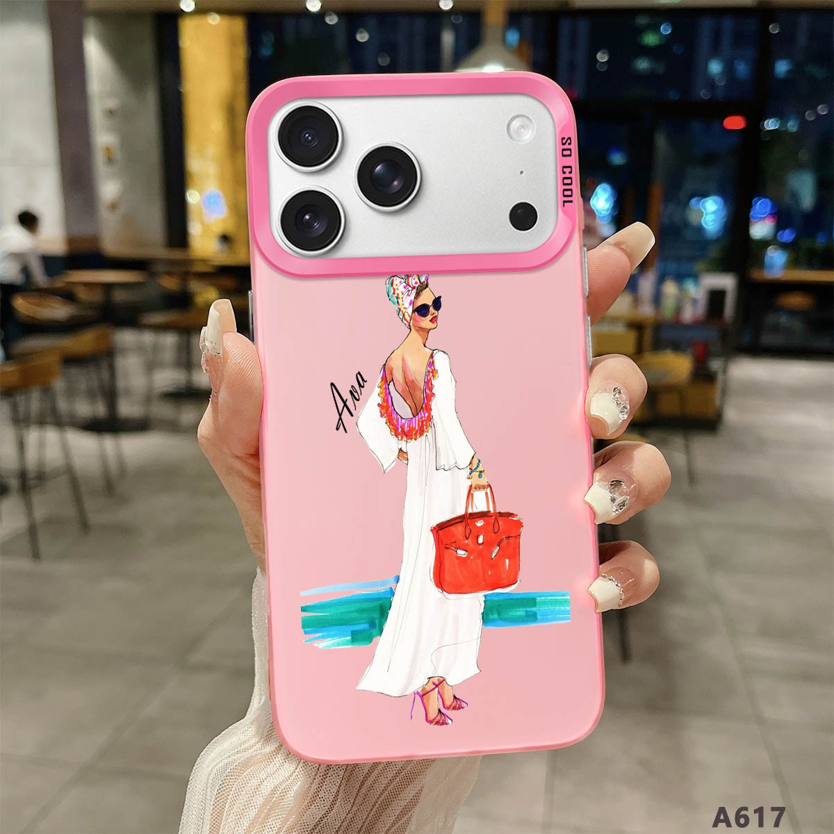 IPhone Case For iPhone 16 Pro 14 15 Pro Max 17e Customized Fashion Girls Cover