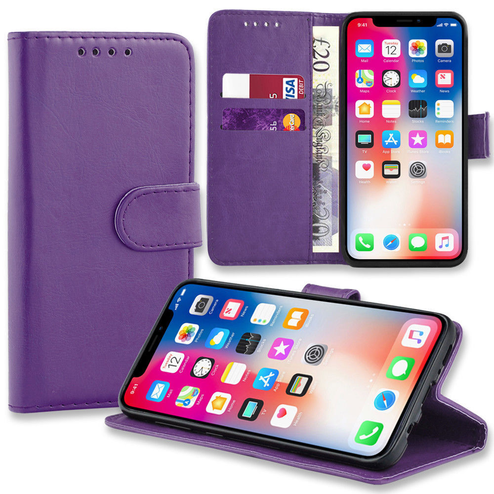 Case For iPhone 17 16 Pro Max Plus 15 14 13 12 11 XR 8 Leather Flip Wallet Cover