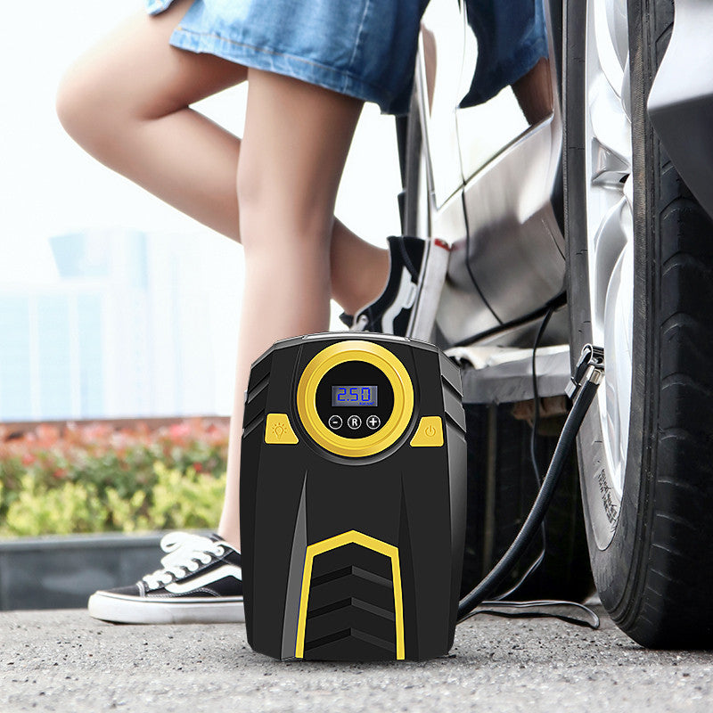 UK Car Tyre Inflator Pump Digital Portable Tyre Air Compressor Pump 12V Electric