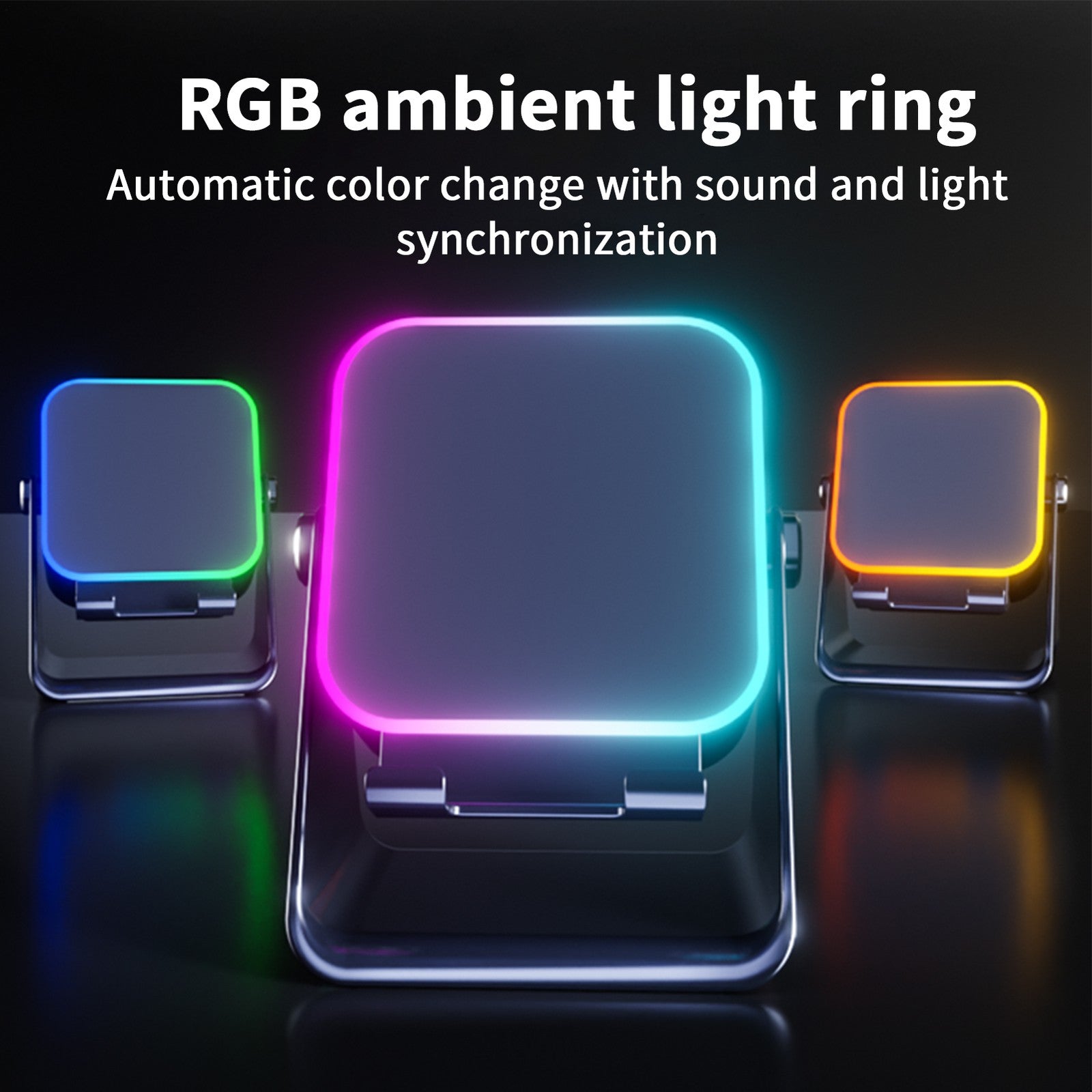 Wireless Induction Speaker 5-in-1 Bluetooth Speaker With Phone Stand
