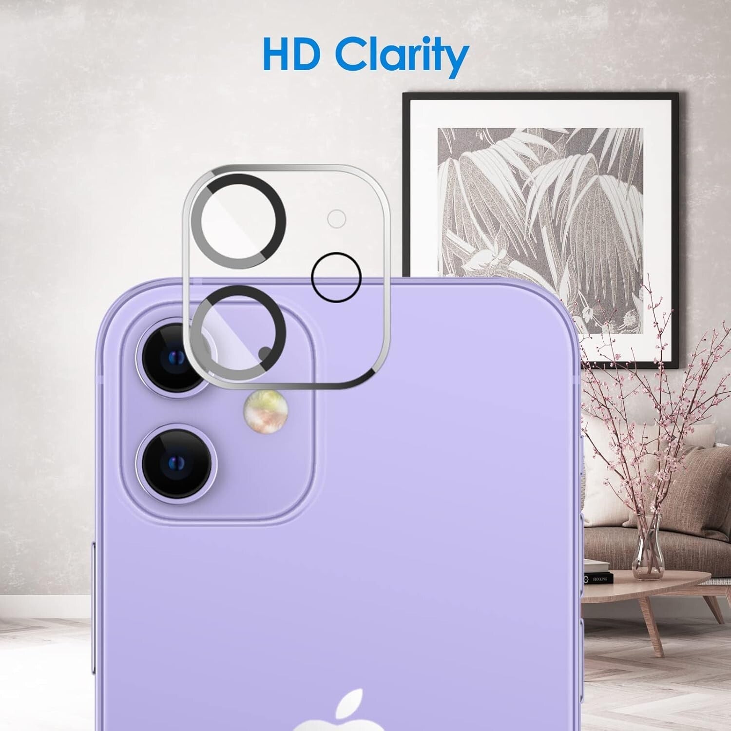 Tempered Glass Camera Lens Protector for iPhone 17 16 15 14 13 12 Pro Max Plus