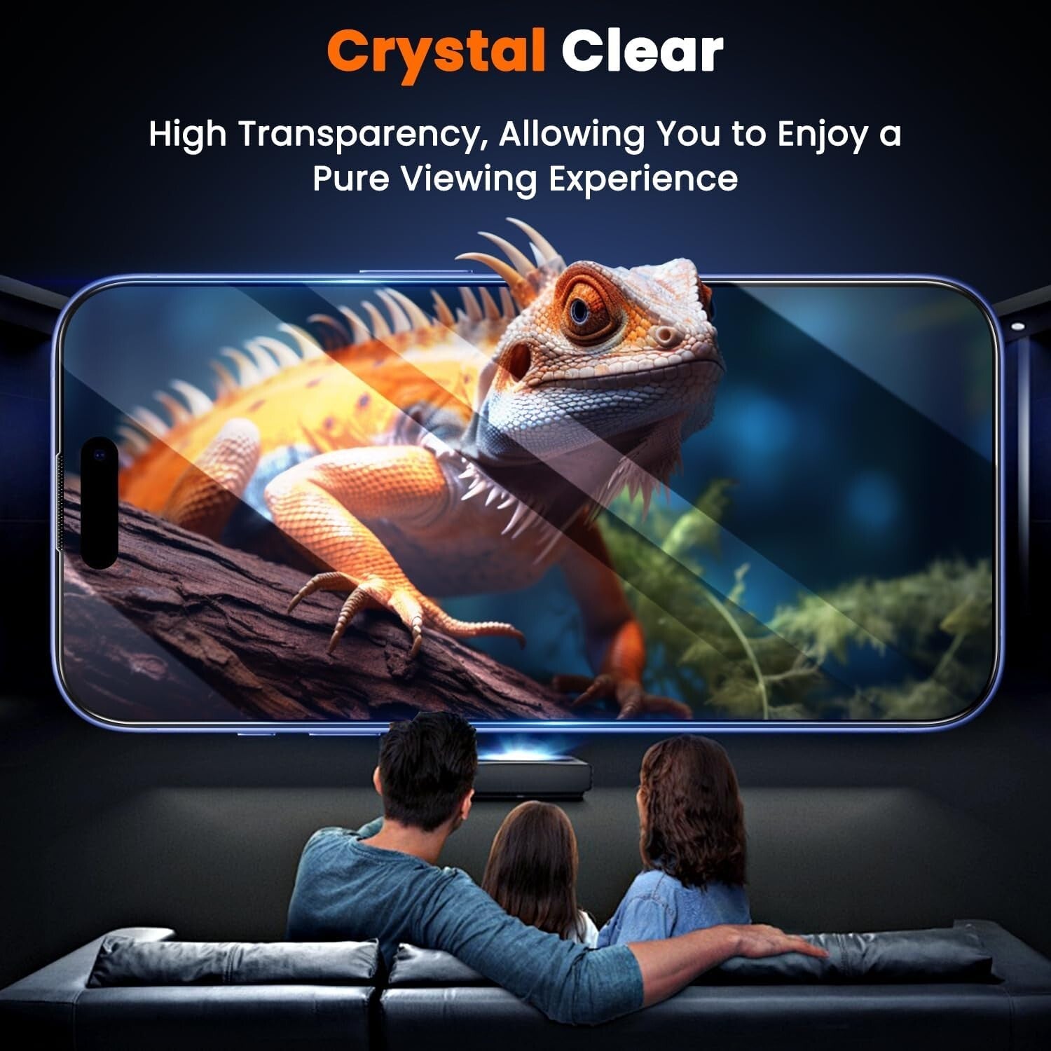 Tempered Glass Screen Protector For iPhone 16 15 14 13 12 11 Pro Max Mini X Plus