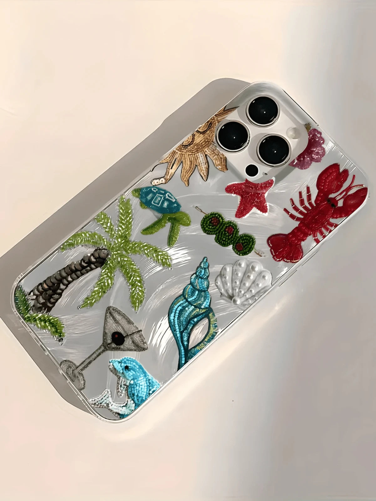 Marine Beach Phone Case For iPhone 17 16 15 14 13 12 11 Galaxy Cover