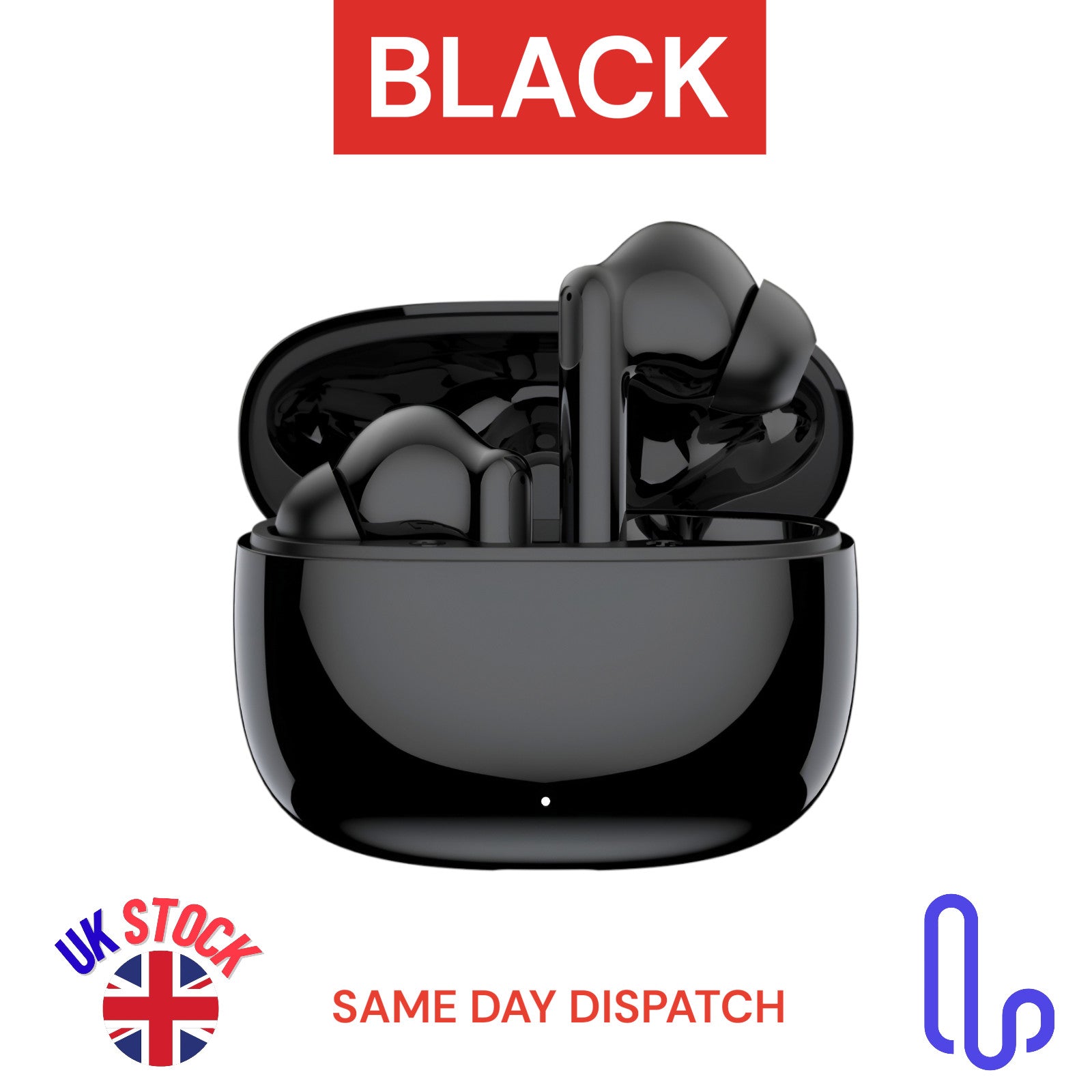 Wireless Earbuds Bluetooth 5.4 TWS Earphones In-Ear Pods for iPhone & Android