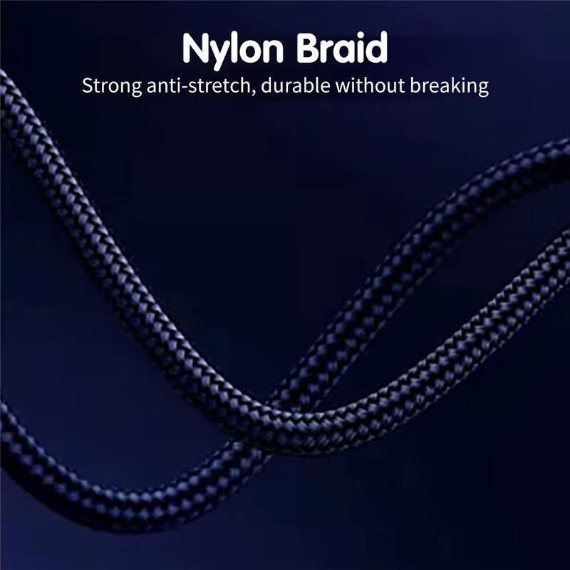 USB-C Cable To USB-C Braided Fast Charger Cable Type C Lead For iPhone 15 16 17