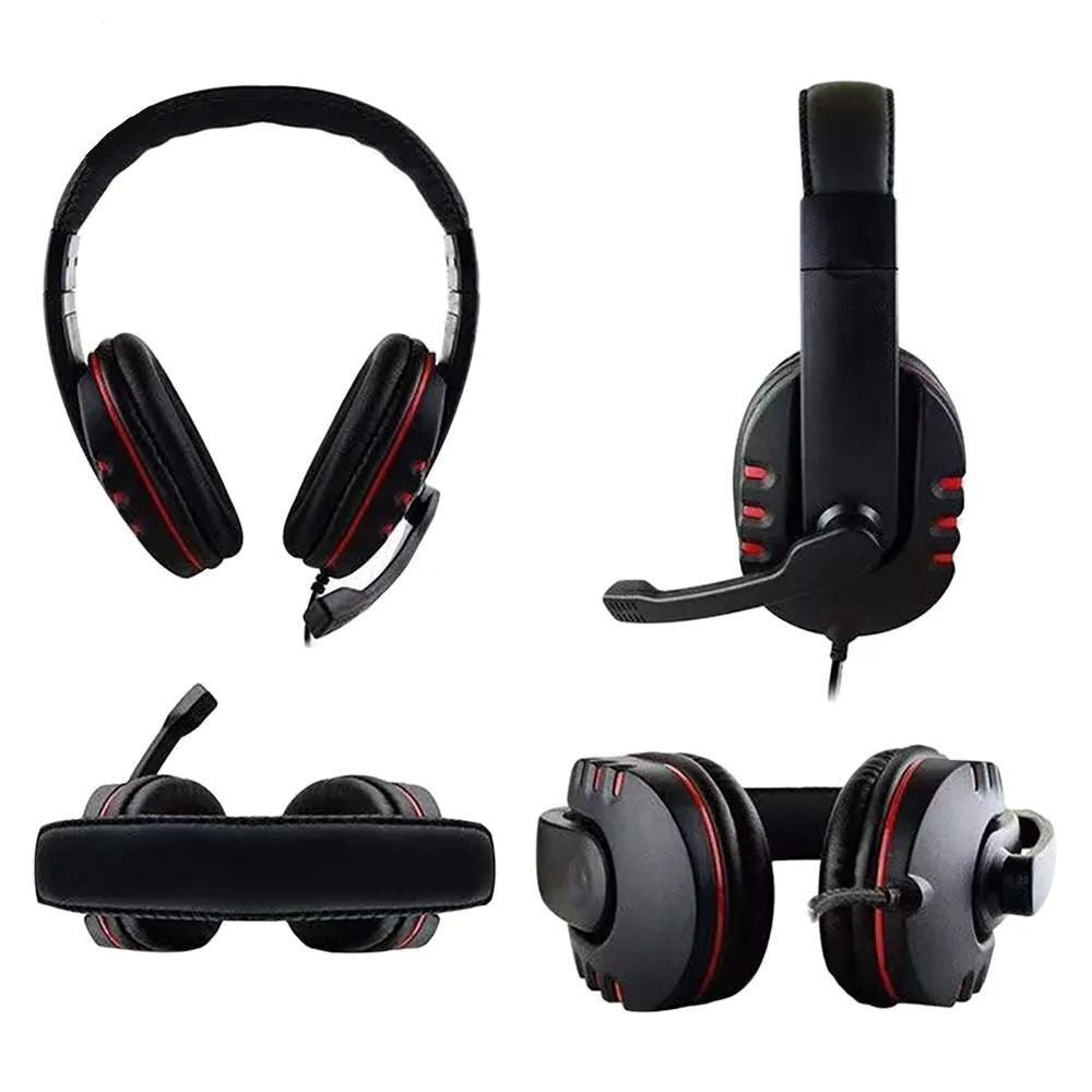 Gaming Headset with Microphone Mic Headphones For PC Laptop PS4 PS5 Xbox One UK