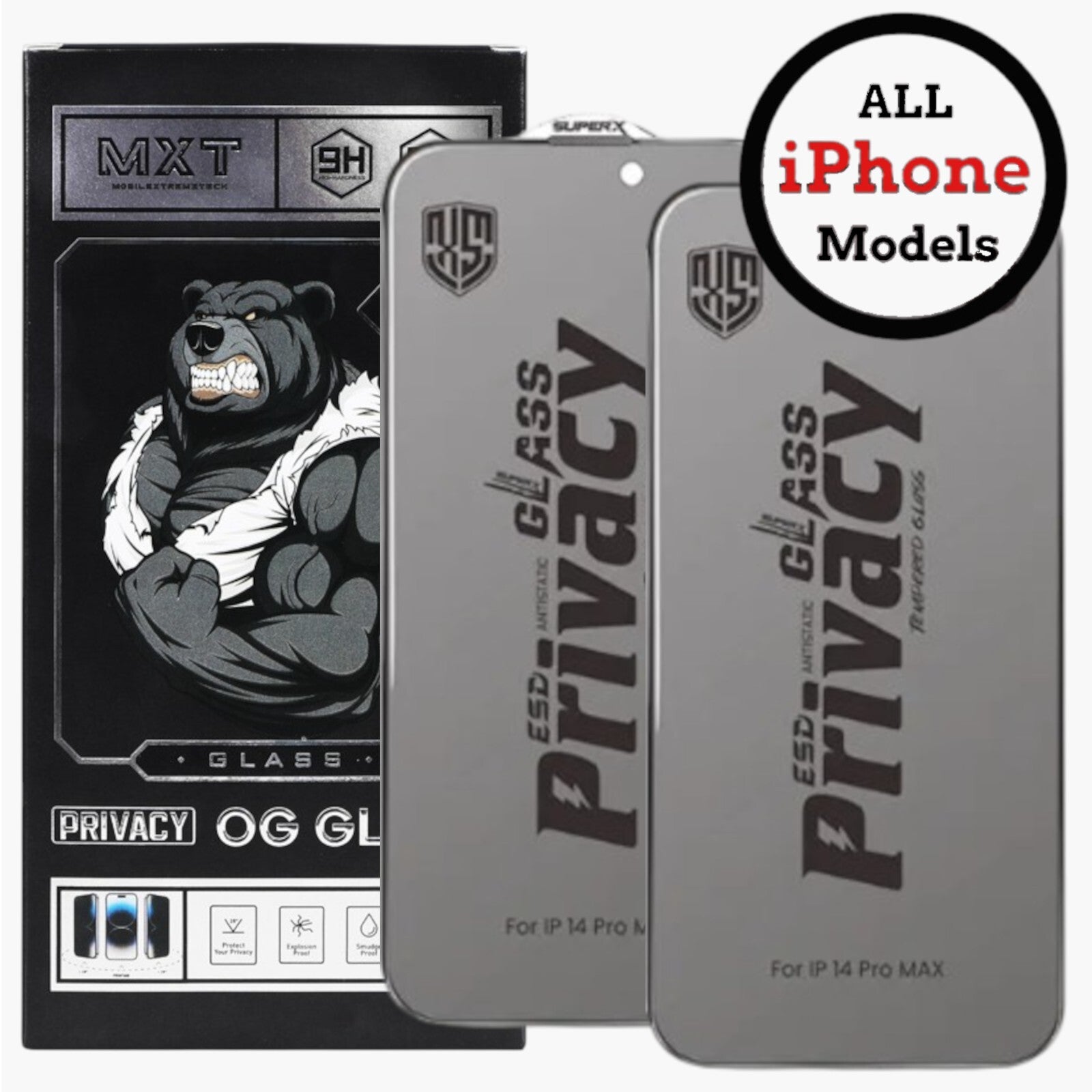 Premium Privacy Screen Protector for iPhone's