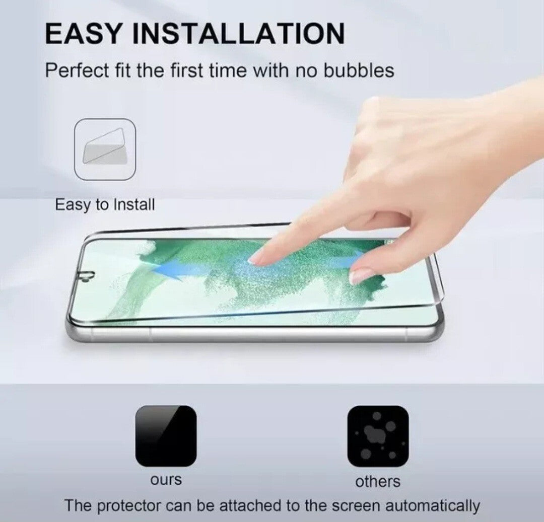 2 PACK Tempered Glass Screen Protector For Samsung S26 S25 S24 S22 S23 +