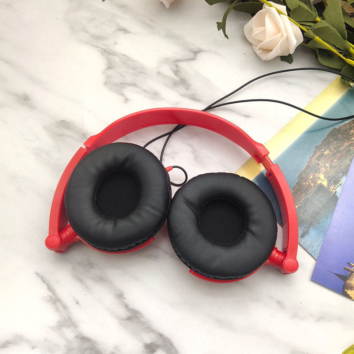 HD Sound Wired Headphones Bass HiFi Sound Music Stereo Earphone Headset Over Ear